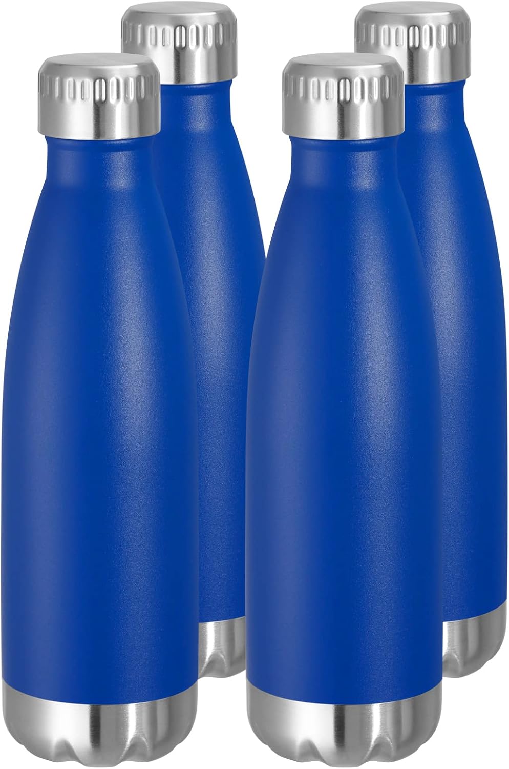 VEGOND 17oz Stainless Steel Water Bottles Bulk, Reusable Metal Sports Water Bottle Keeps Drink Hot