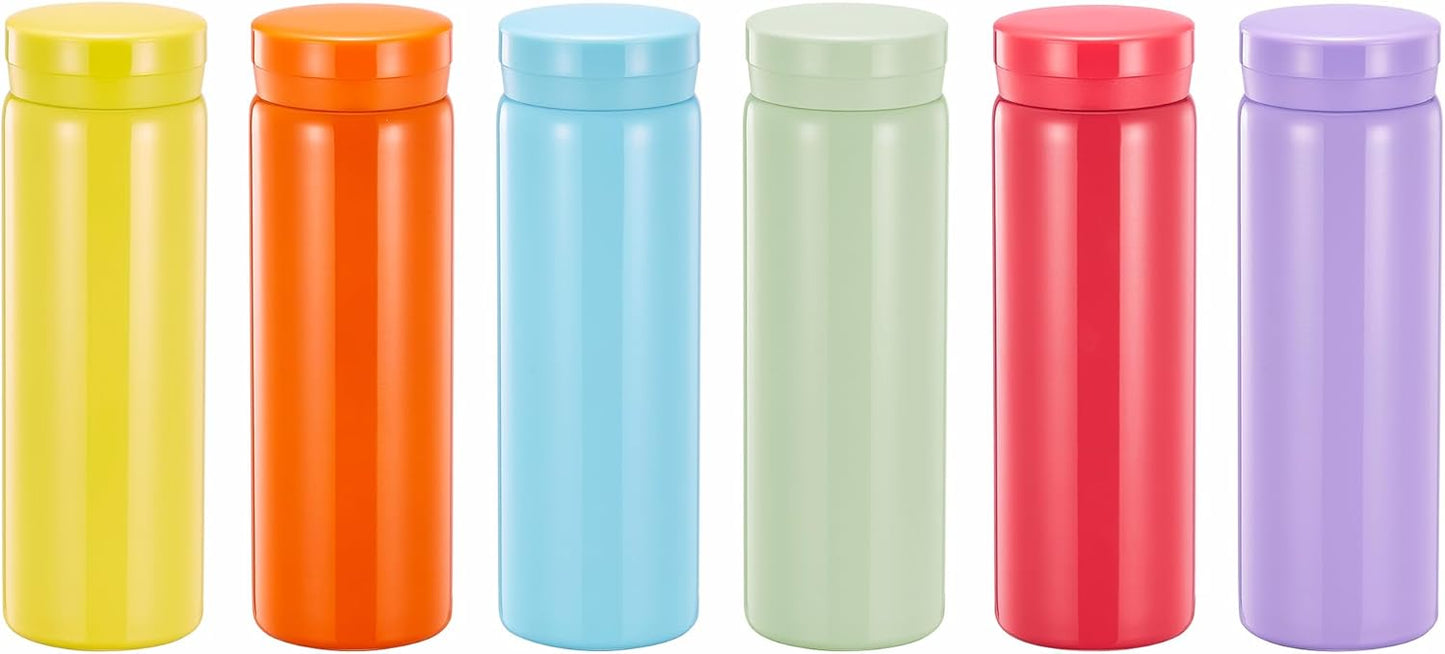 10oz Mini Water Bottle Stainless Steel Thermos Small Flask - Insulated Vacuum, Leak Proof, Keeps