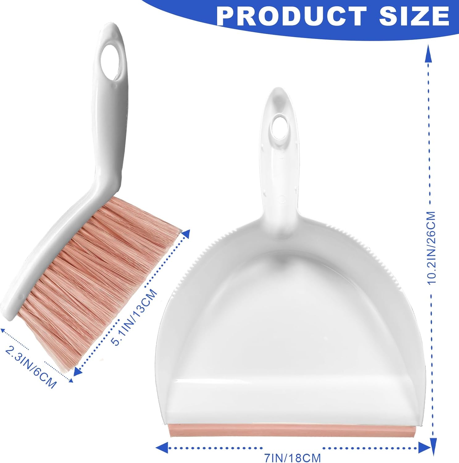 Mini Broom and Dustpan Set Small Dust pan & Brush Set Portable Cleaning Tools for Home Office RV