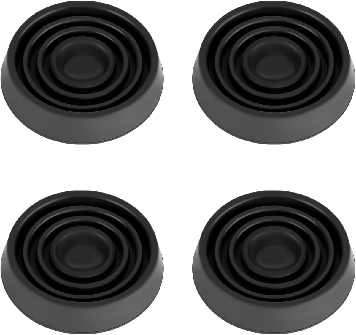 Furniture Coasters, 1.5X1.5 Rubber Caster Cups Non Slip Furniture Pads Non Skid Furnitures Grippers