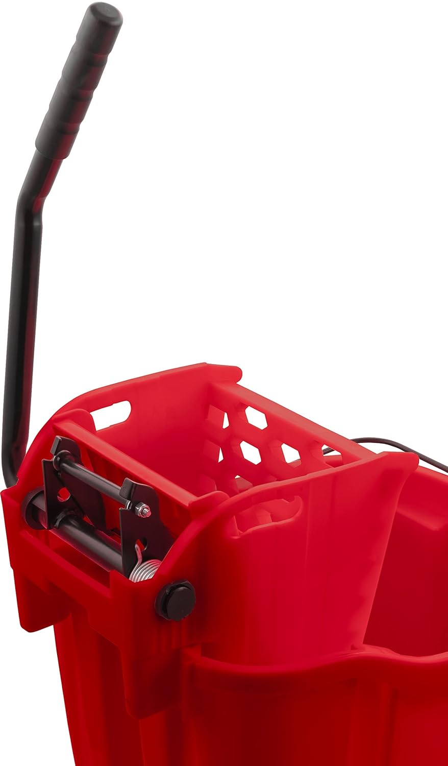 Carlisle FoodService Products Omnifit Mop Bucket with Side Press Wringer for Floor Cleaning