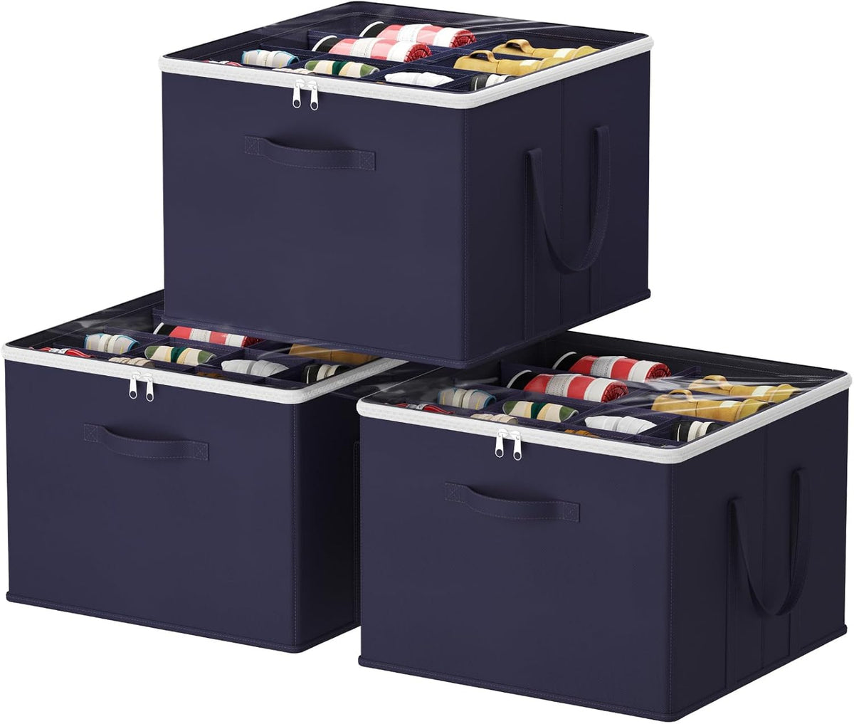 Lifewit Shoe Storage Organizer for Closet Fits 12-16 Pairs, Fabric Large Shoe Box Storage