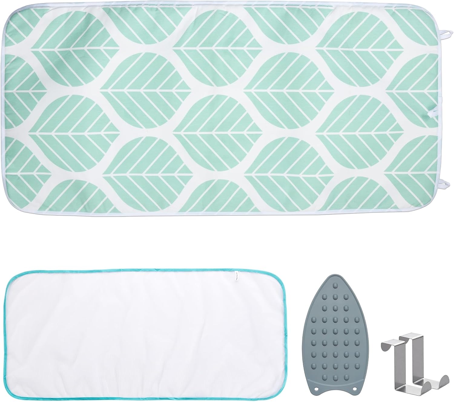 Seiritex Ironing Mat, Portable Ironing Pad 39.4 x 18.9 inch Table Top Iron Board 5 in 1 Travel Iron