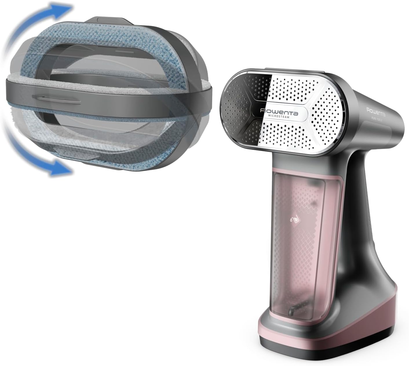 Rowenta Iron Steamer for Clothes, 3in1 Hand Held Steamers, Clothing Steamer, Ironing, Lint Remover