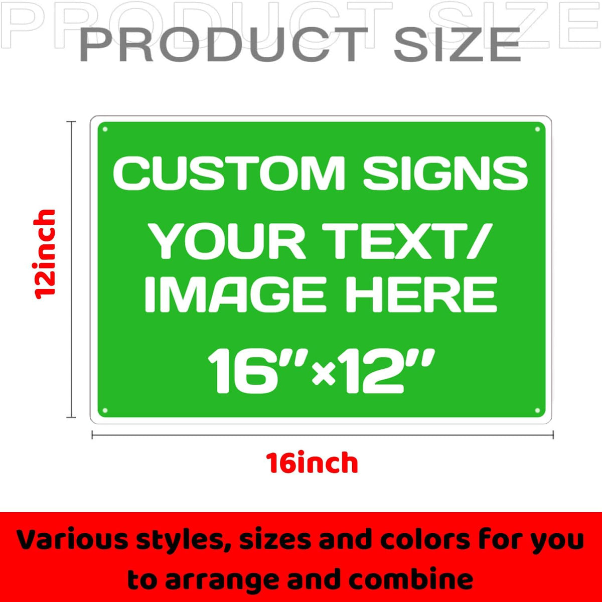 custom metal sign,Aluminum Weatherproof Metal Sign Multiple Sizes Custom Personalized Text And
