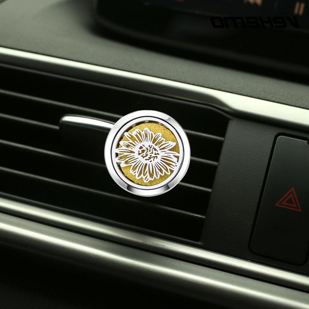 Sunflower Essential Oil Car Diffuser Vent Clips Car Diffuser Aromatherapy Vent Clip Air Freshener