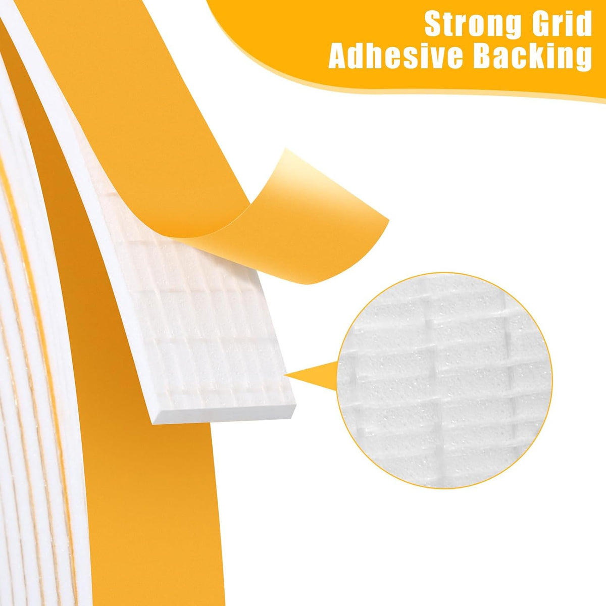 Weather Stripping Door Seal Strip (3/5 Inch X 1/16 Inch X 32Feet), Strong Adhesive, Lightproof