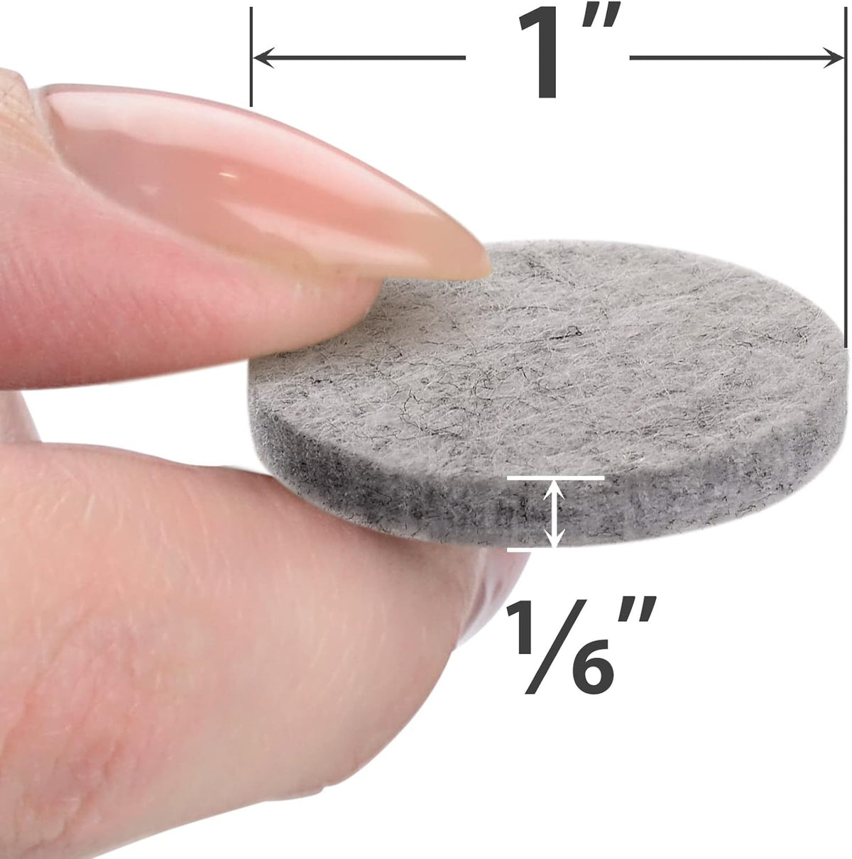 Felt Furniture Pads X-PROTECTOR - 48 Premium Felt Pads Floor Protector - Chair Felts Pads for