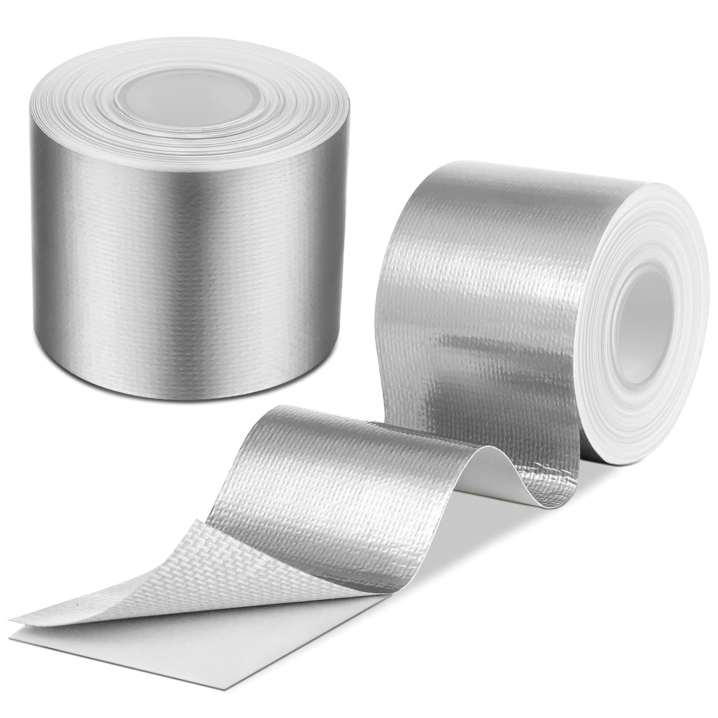 Zonon 2 Rolls Aluminum Foil Tape Heat Shield Tape Barrier Adhesive Reflective Fiberglass Thermal