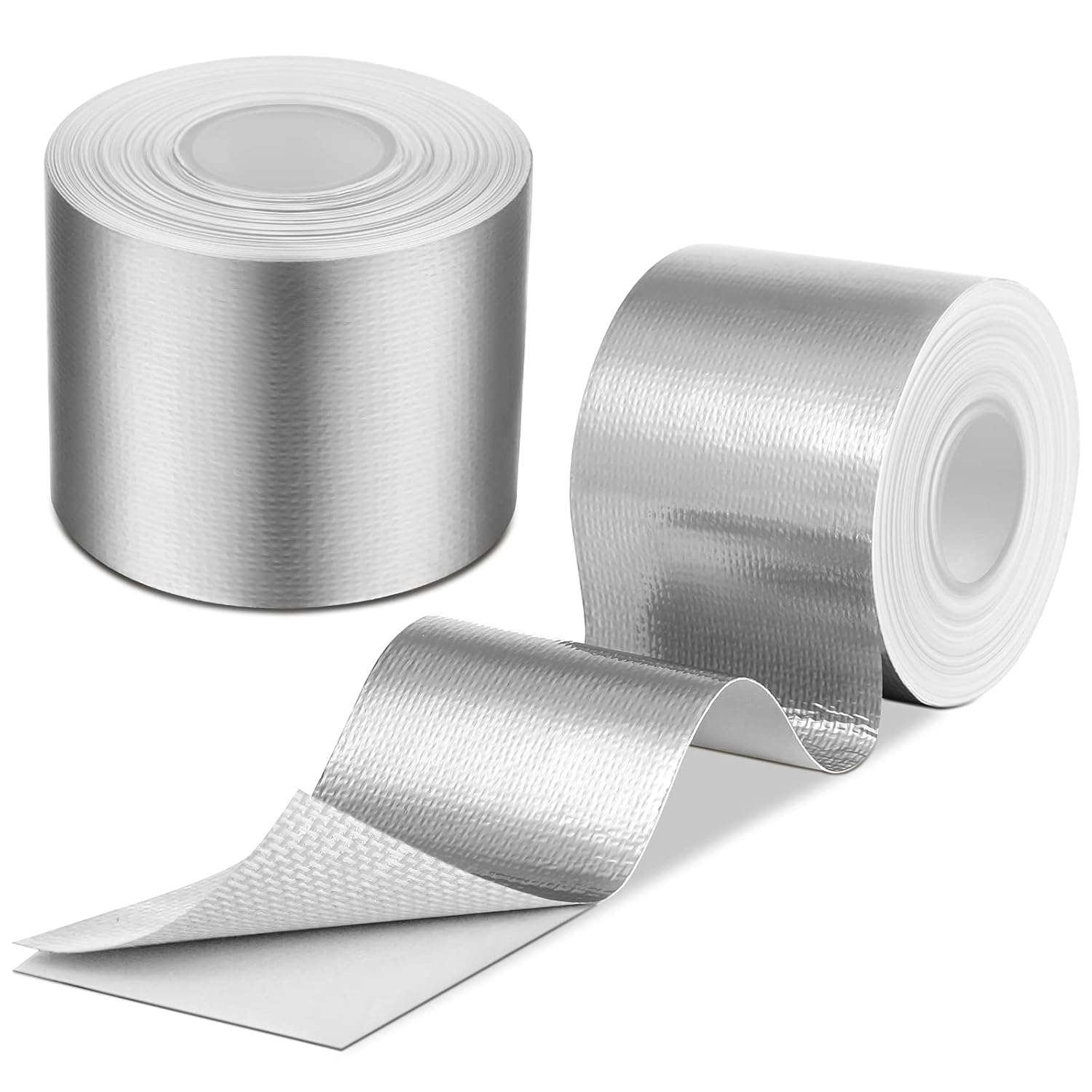 Zonon 2 Rolls Aluminum Foil Tape Heat Shield Tape Barrier Adhesive Reflective Fiberglass Thermal