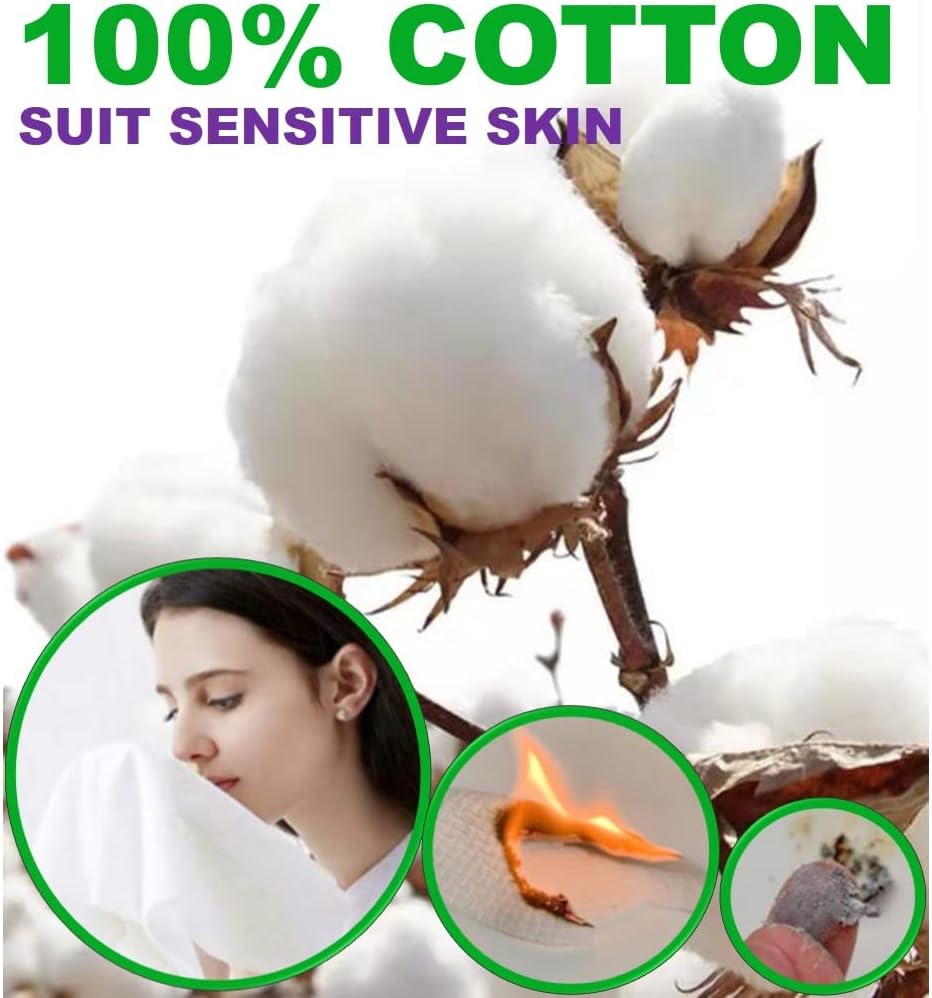 Premium Compressed Towel Tablet, Essential Face Washcloths for Travel, Camping, Hiking, Sports and