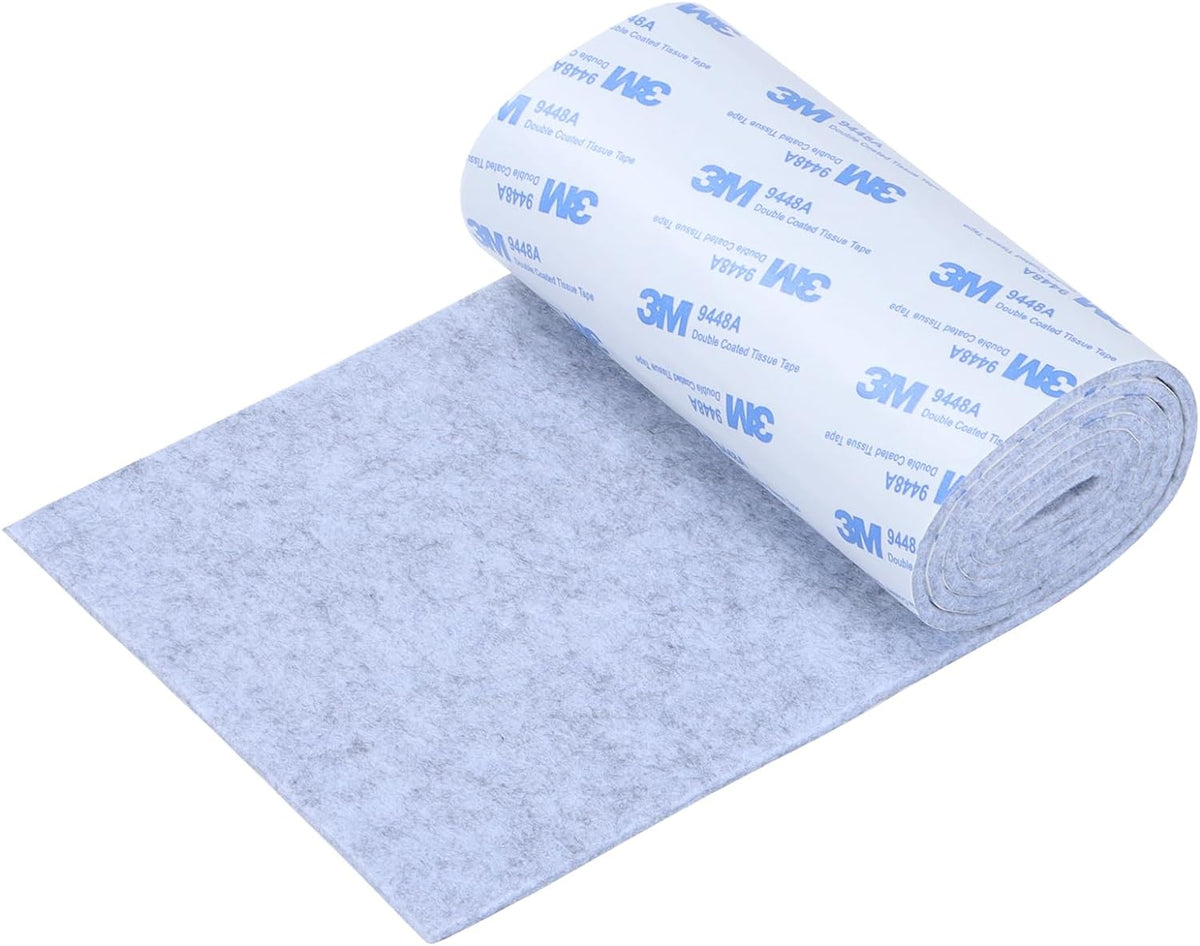 Felt Furniture Pads, Non Slip Self Adhesive Cuttable Felt Tape Gray Heavy Duty Felts Strip Roll for