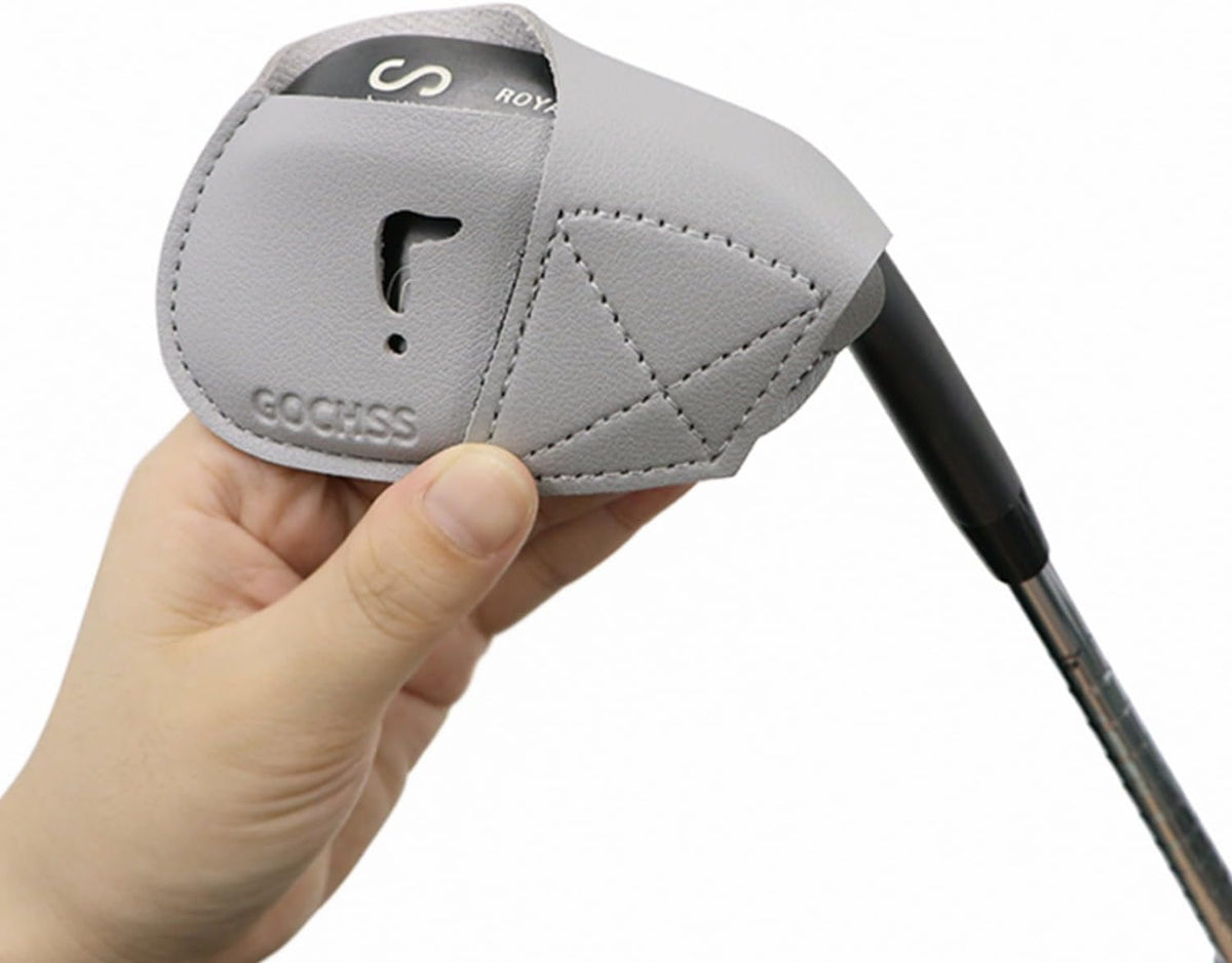 I Golf Iron Headcovers 10pcs PU Fit Both Right-Handed Clubs Golf Club Protector for Titleist