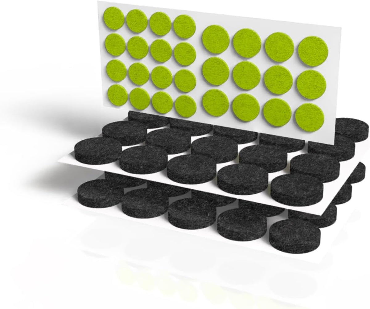 Slipstick Gorilla Felt ¾ Inch Furniture Pads (68 Pcs) Premium Furniture Pads & Chair Leg Floor