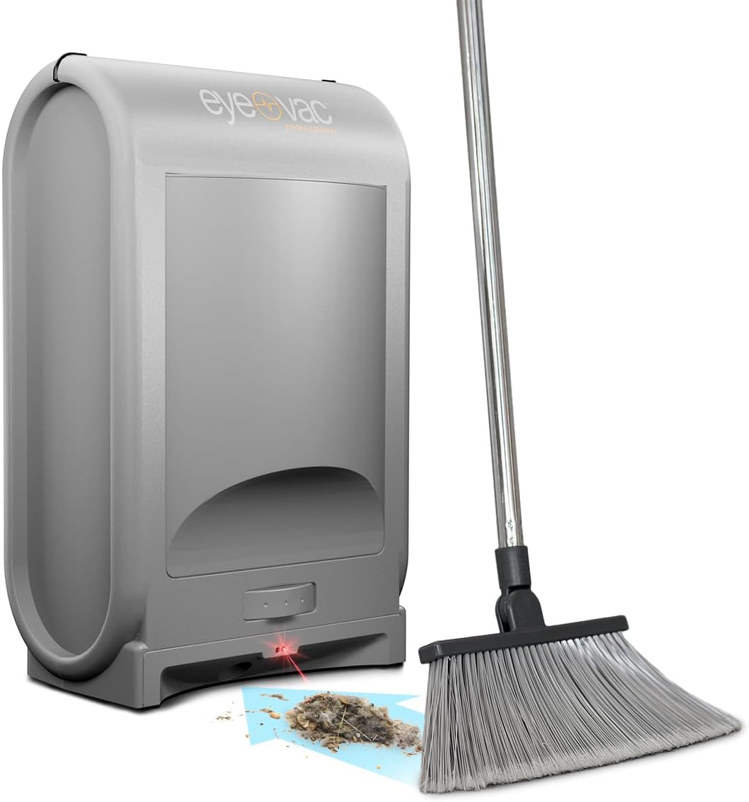 EyeVac Pro Touchless Vacuum Automatic Dustpan - Ultra Fast & Powerful - Great for Sweeping Salon