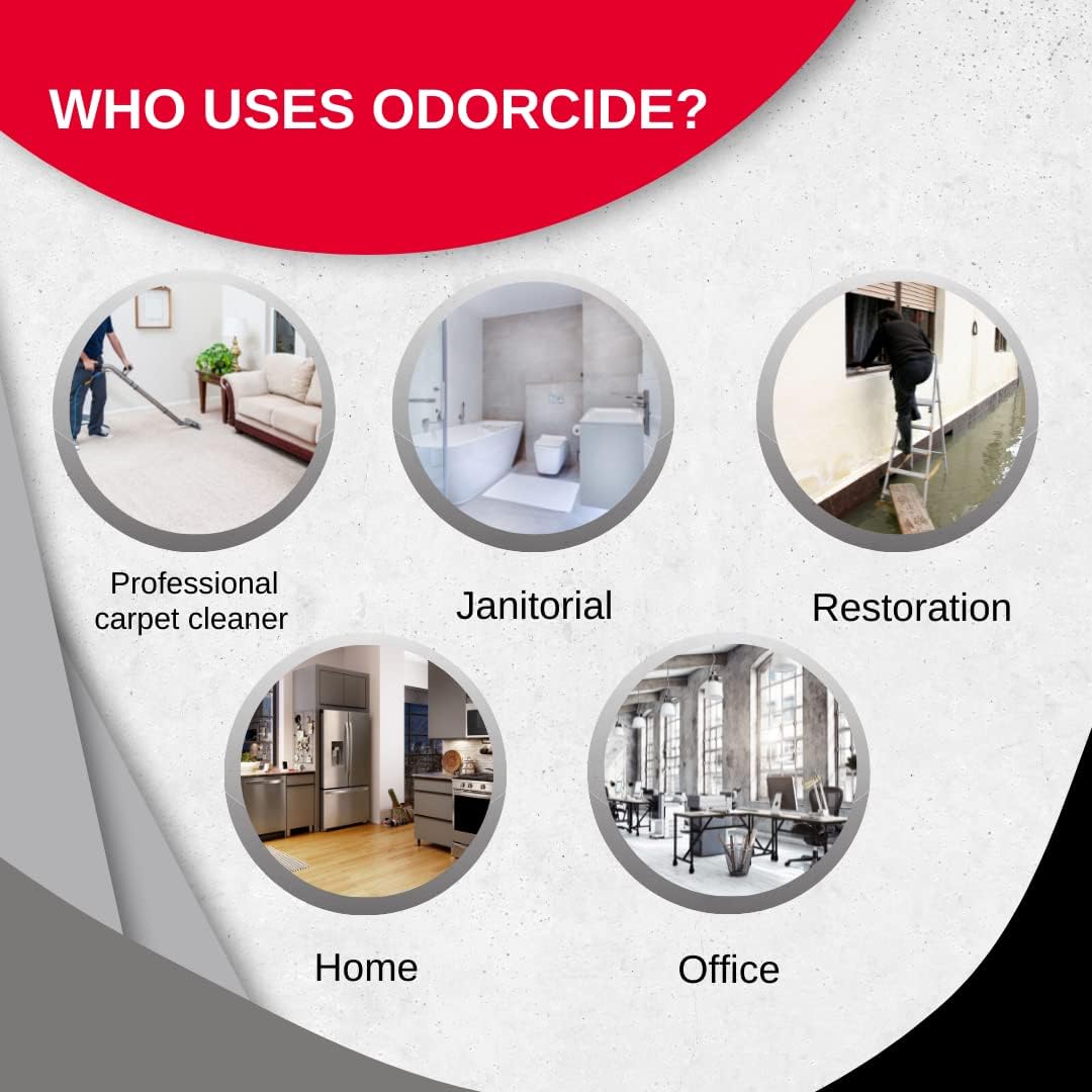 Odorcide Odor Eliminator Soaker: Odor Eliminator for Strong Odor on Carpets, Hardwood & More