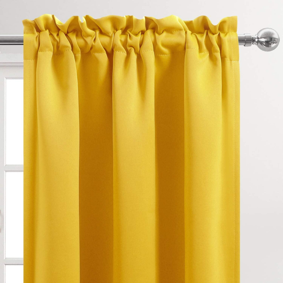 DWCN Blackout Curtains Room Darkening Thermal Insulated Bedroom Curtains Window Curtain Panels, 42