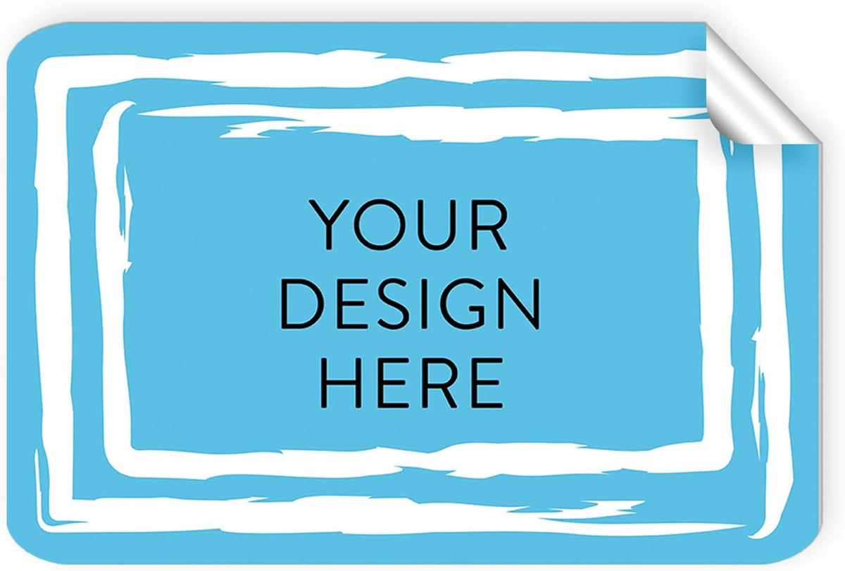 100 Custom Vinyl Stickers - Upload Your own Image, Text, Design, Logo - Personalized Logo Labels