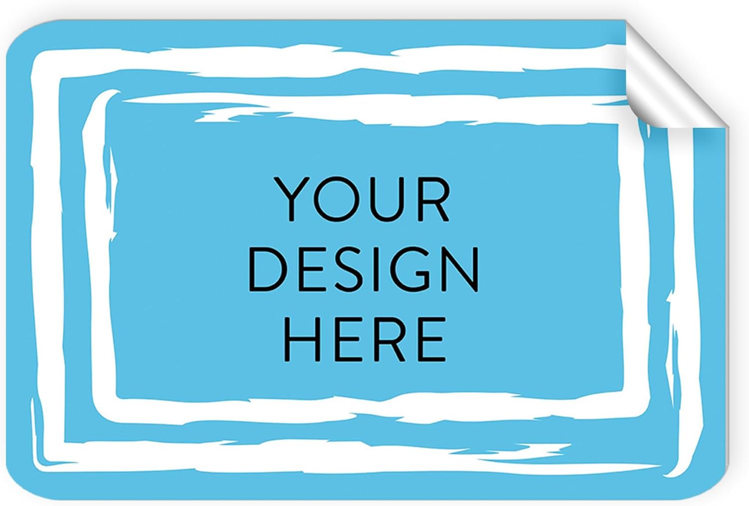 100 Custom Vinyl Stickers - Upload Your own Image, Text, Design, Logo - Personalized Logo Labels