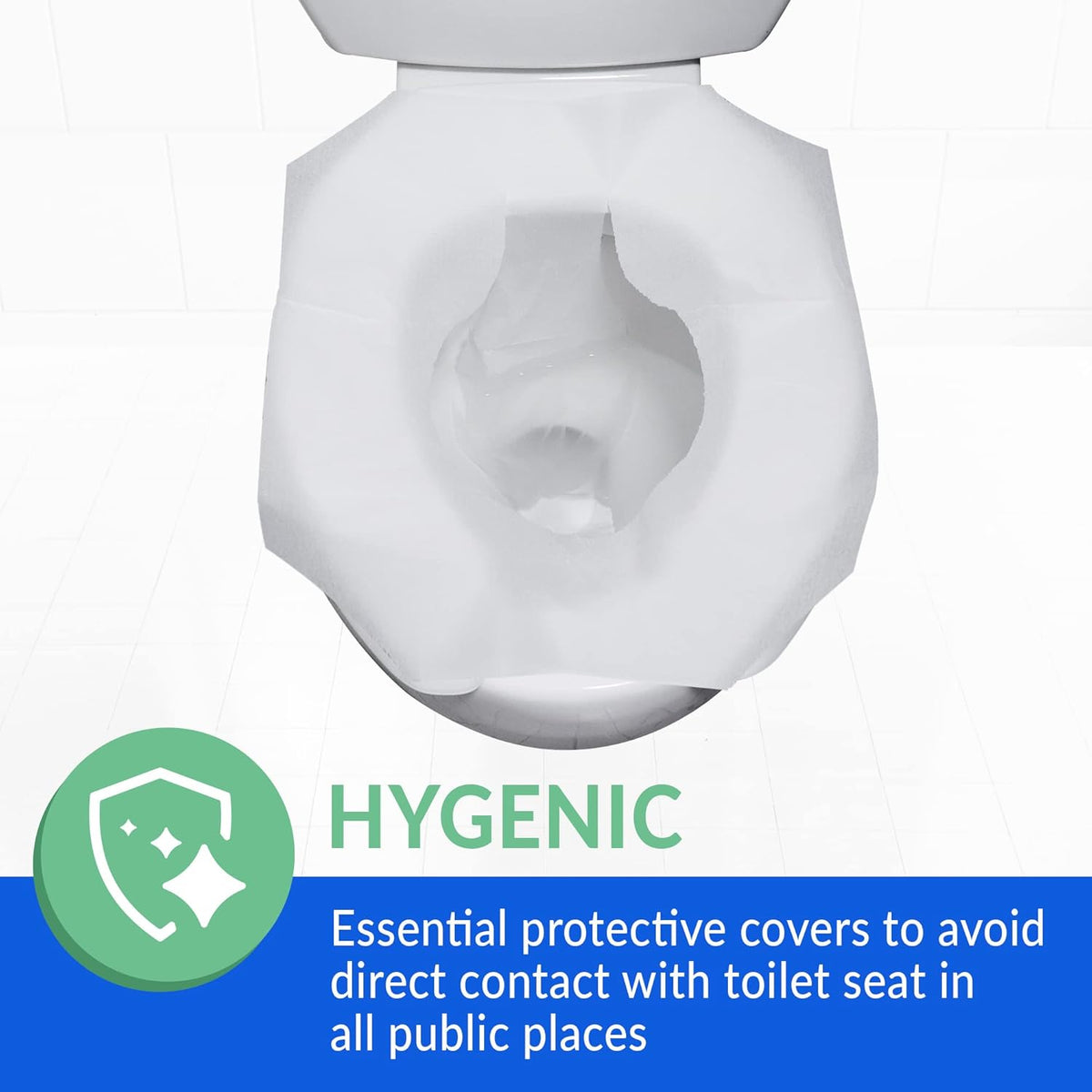Reli. Toilet Seat Covers (2000 Pcs, 8 Packs of 250) | Disposable Toilet Seat Cover - Flushable