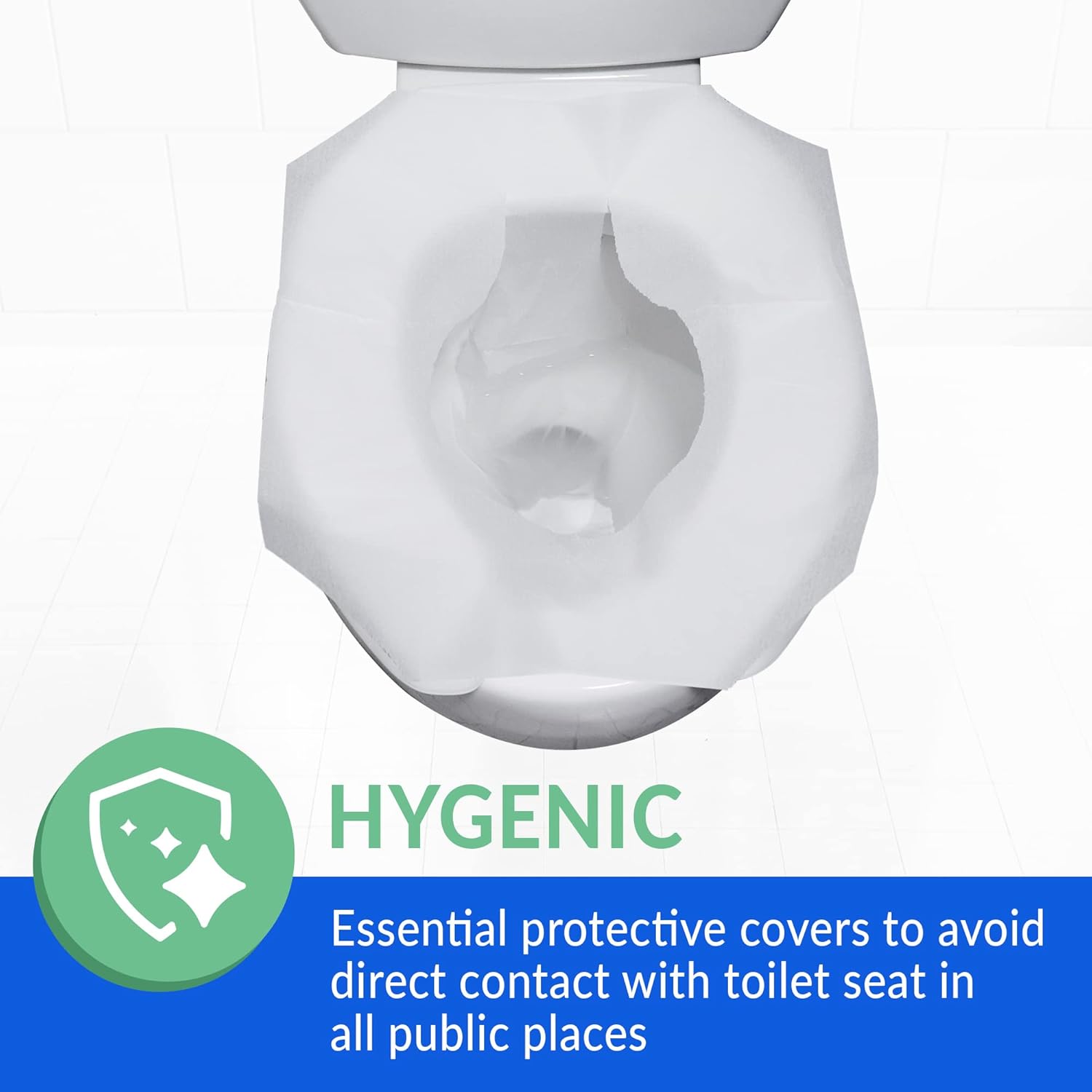 Reli. Toilet Seat Covers (2000 Pcs, 8 Packs of 250) | Disposable Toilet Seat Cover - Flushable