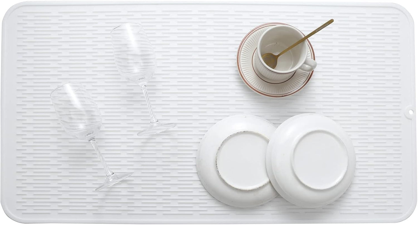 Silicone Dish Drying Mat for Multiple Usage,Easy clean,Eco-friendly,Heat-resistant Silicone Mat for