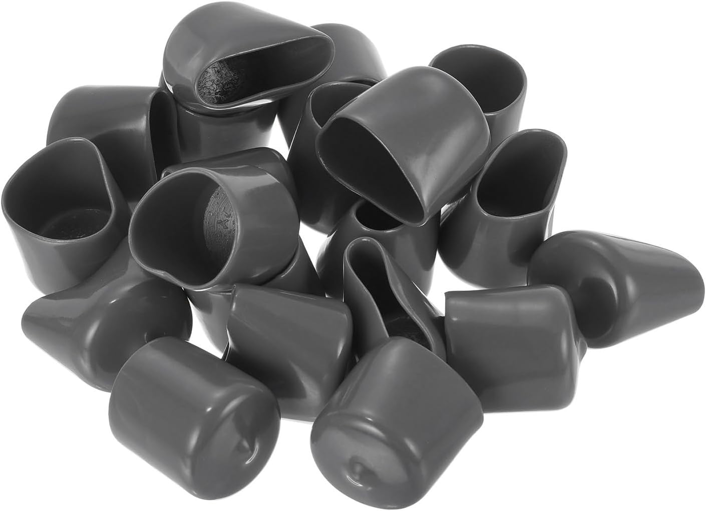 uxcell 20pcs Rubber End Caps 25mm(1") ID Vinyl PVC Round Tube Bolt Cap Cover Screw Thread