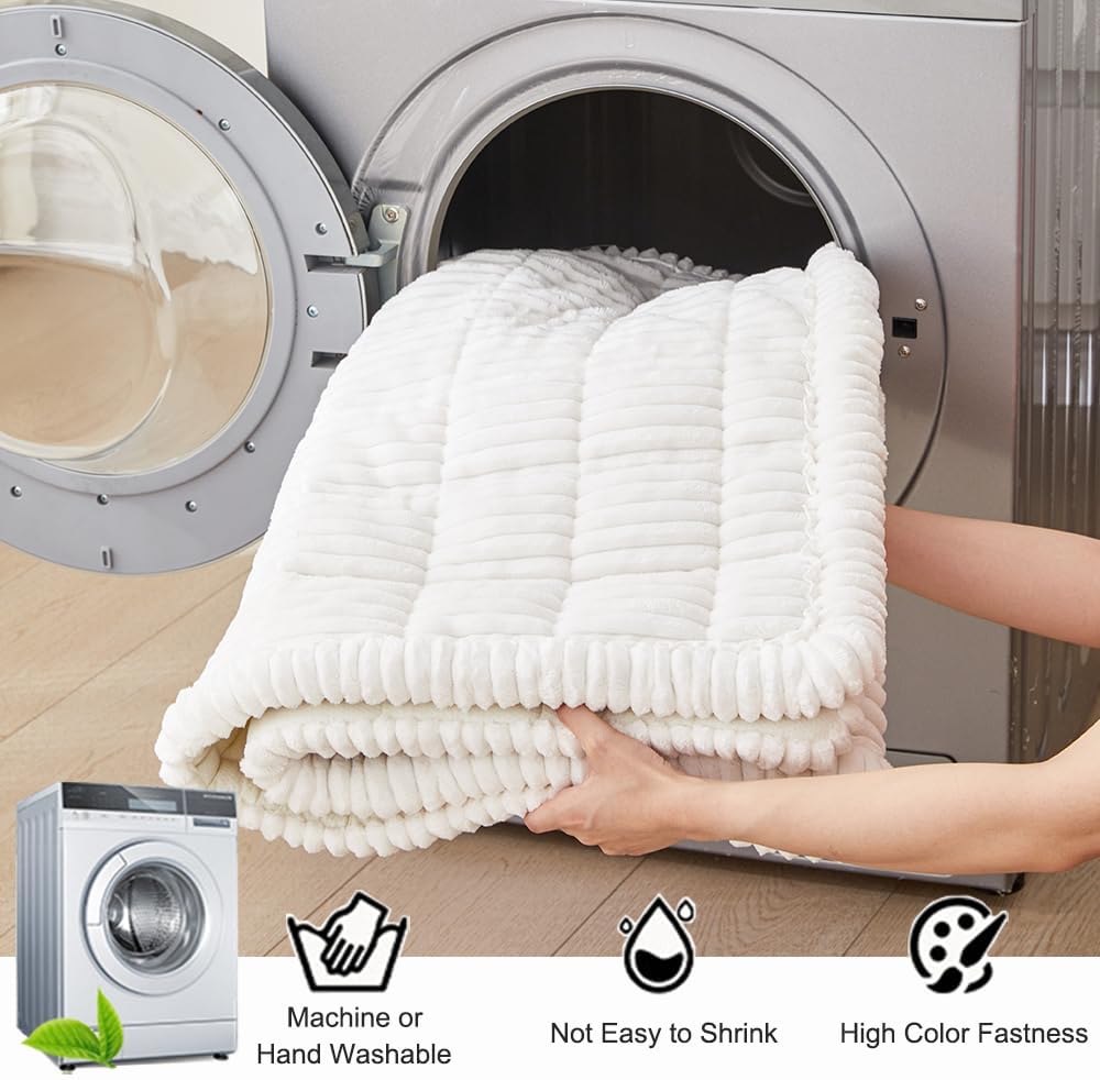 Couch Cover for Dogs Washable, Fuzzy Pet Couch Covers for 3 Cushion Sofa Pet Friendly, Non Slip
