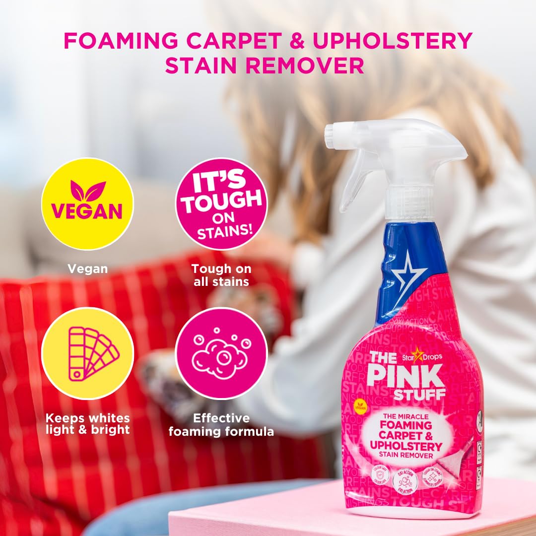 The Pink Stuff Foaming Carpet & Upholstery Stain Remover, 16 Fl Oz – view 2