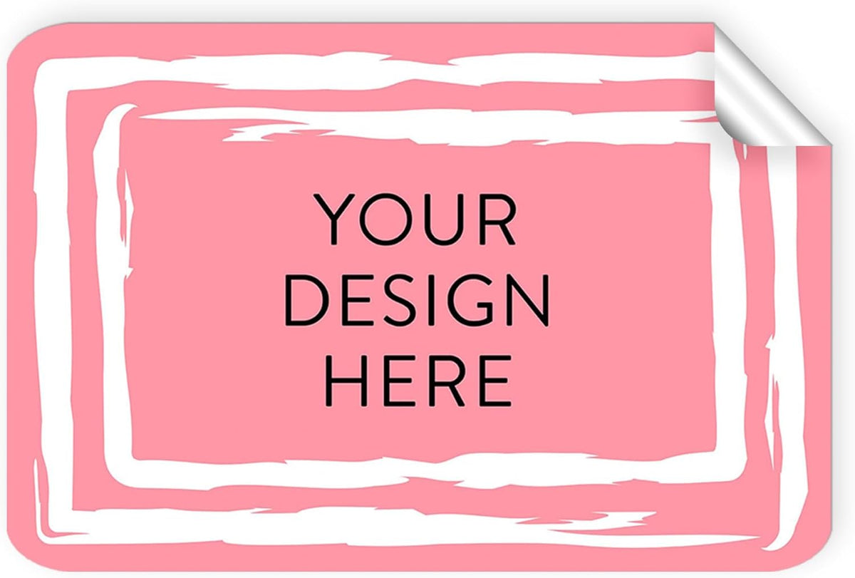 5-1000 Custom Vinyl Stickers - Upload Your own Image, Text, Design, Logo - Personalized Logo Labels