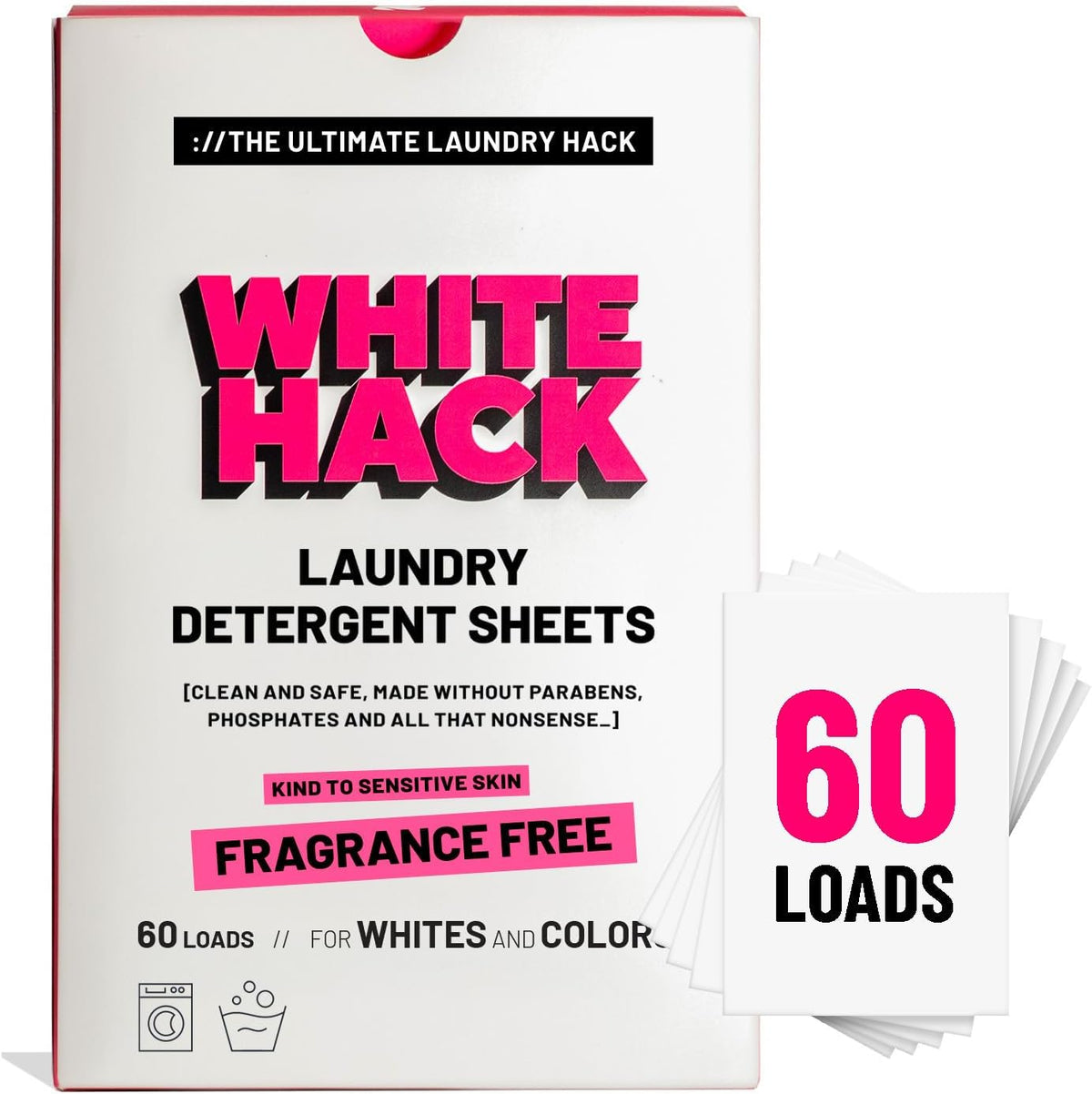 Fragrance Free Laundry Detergent Sheets | Clothes Detergent Laundry Soap Sheets for Travel