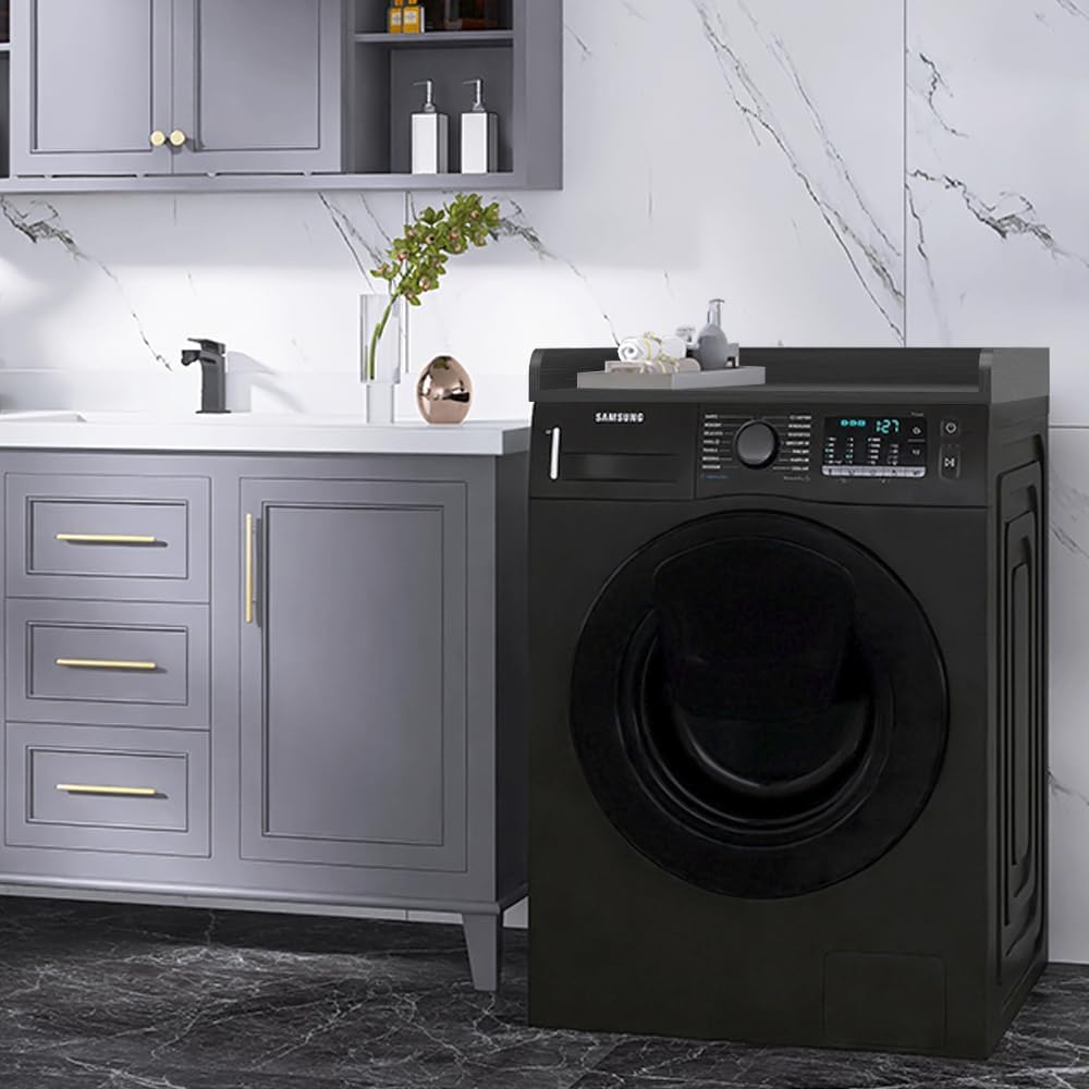 Washer Dryer Countertop Only,Edge Rails-27.5" Depth*27.5" Width Laundry Room