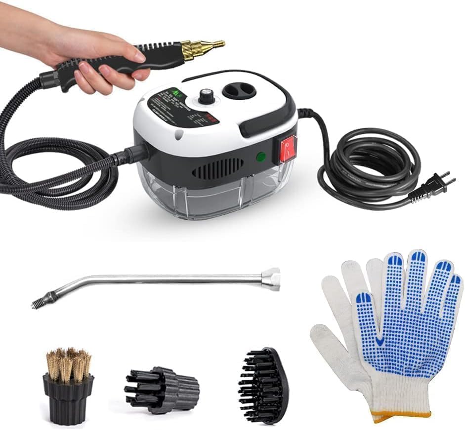 Decdeal Steam Cleaner - 2500W High Temperature Pressurized Handheld Steam Cleaning Machine with