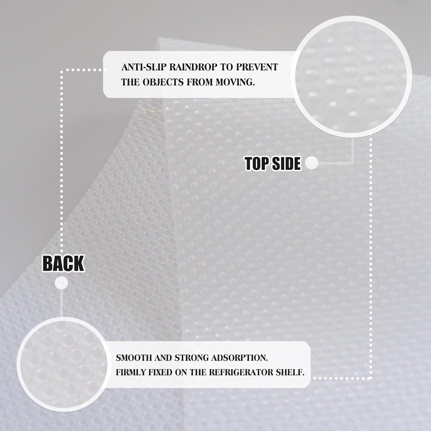 10Pcs Refrigerator Liners, Washable Fridge Liner Shelf Mats Refrigerator Pads for Cupboard Cabinet