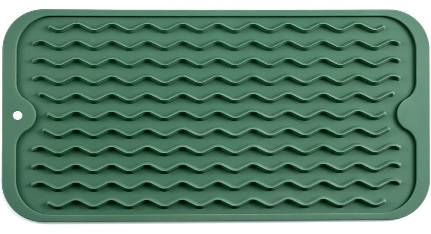 Silicone Dish Drying Mat for Multiple Usage,Easy clean,Eco-friendly,Heat-resistant Silicone Mat for