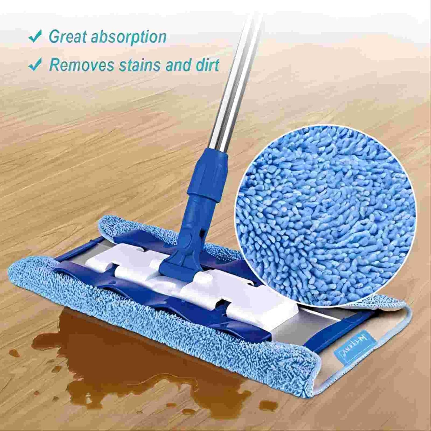 KEEPOW Microfiber Mop Cloth Refills Compatible with MR.SIGA Professional Microfiber – view 3