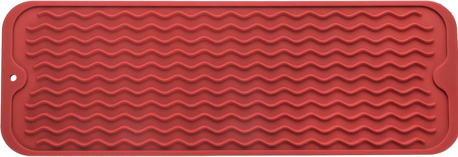 Silicone Dish Drying Mat for Multiple Usage,Easy clean,Eco-friendly,Heat-resistant Silicone Mat for