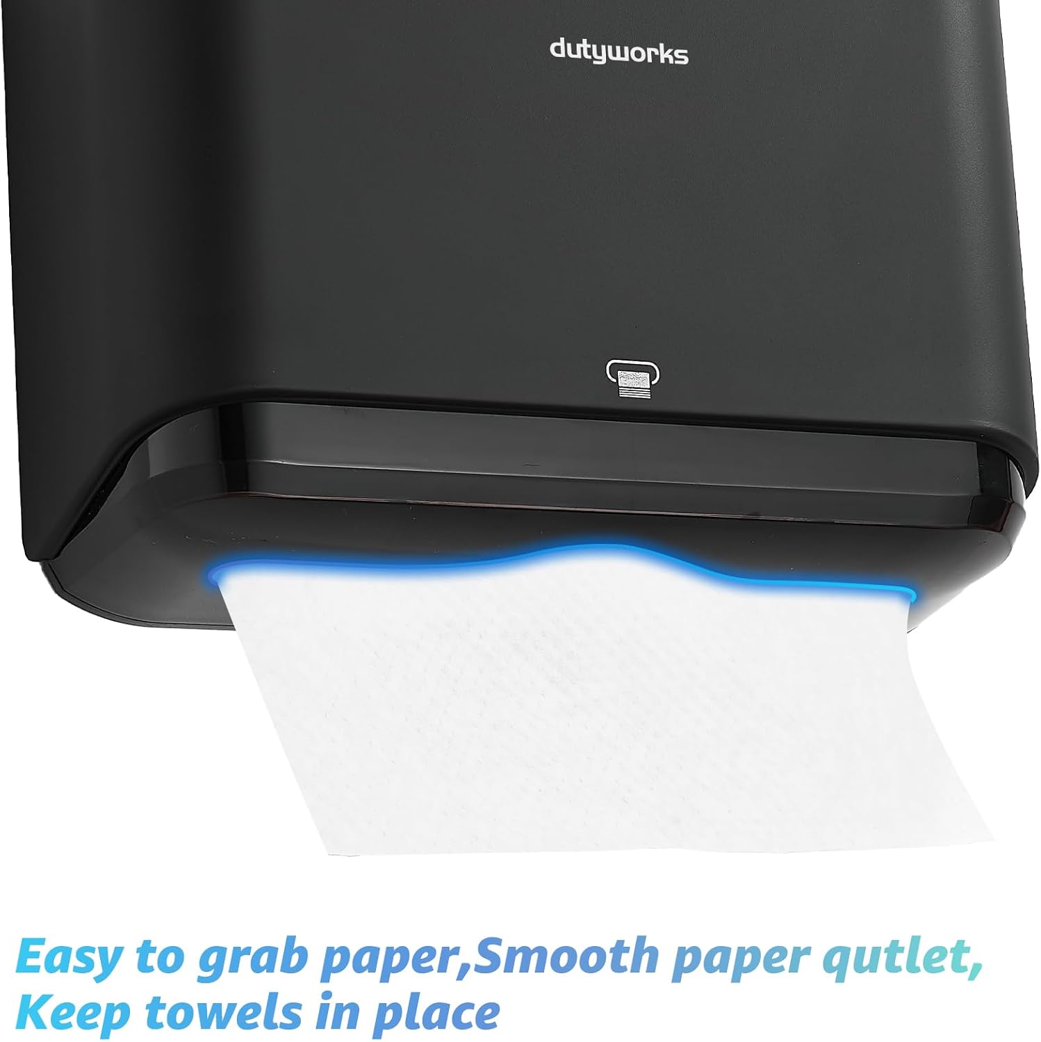 Paper Towel Dispenser Wall Mount, Multifold Paper Towel Holder Adhesive Hand Towel Dispenser for