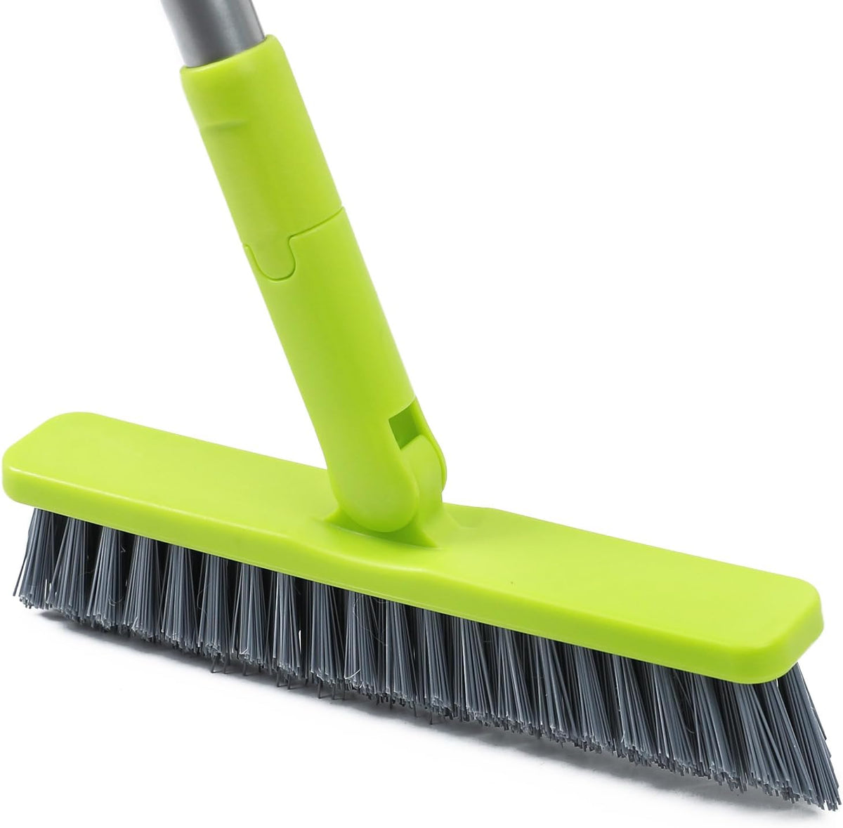 Grout Cleaner Brush with Long Handle, Floor Scrub Brush for Shower Tile, Bathroom Crevice Cleaning