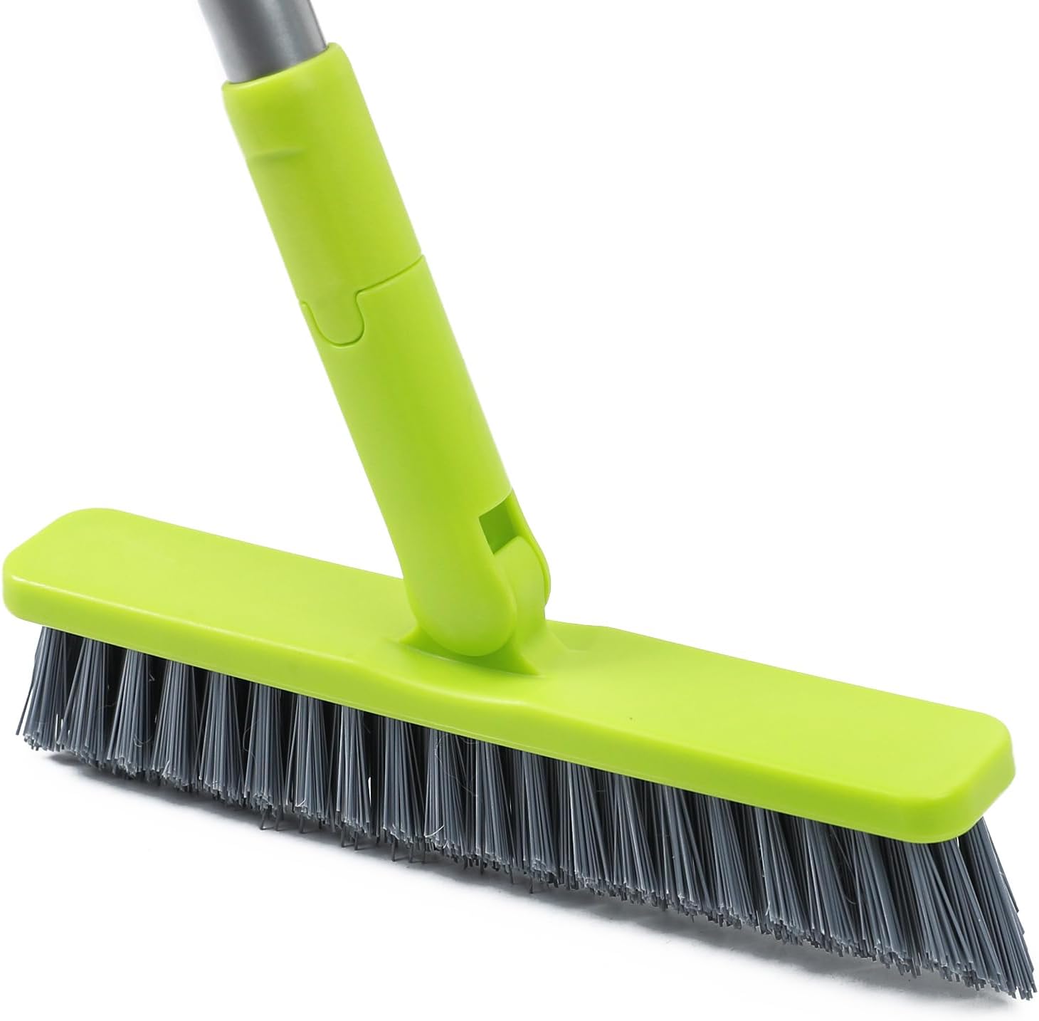 Grout Cleaner Brush with Long Handle, Floor Scrub Brush for Shower Tile, Bathroom Crevice Cleaning