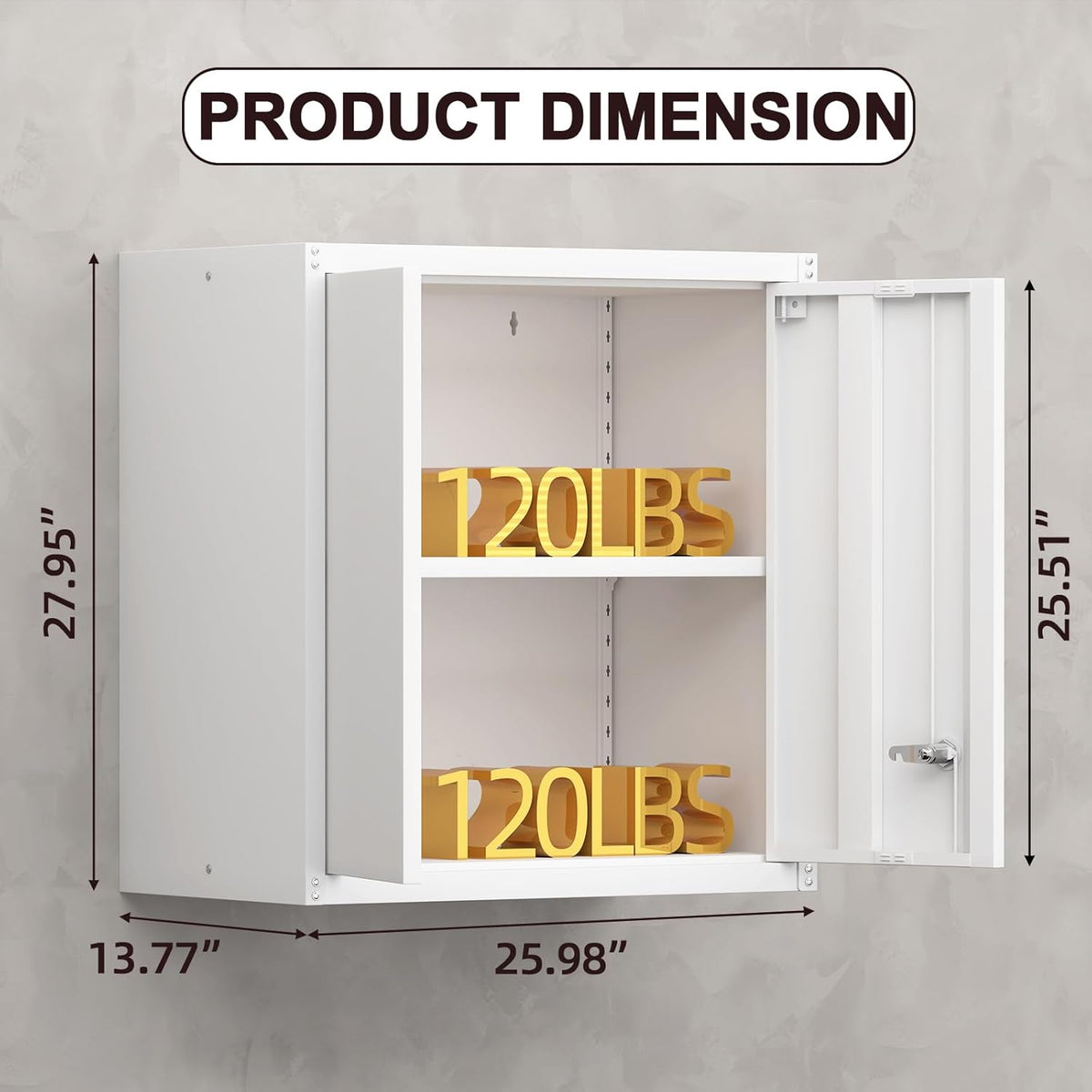 Metal Wall Cabinet,Garage Wall Mounted Cabinets,Steel Locking Cabinet,Metal Wall Cabinets for