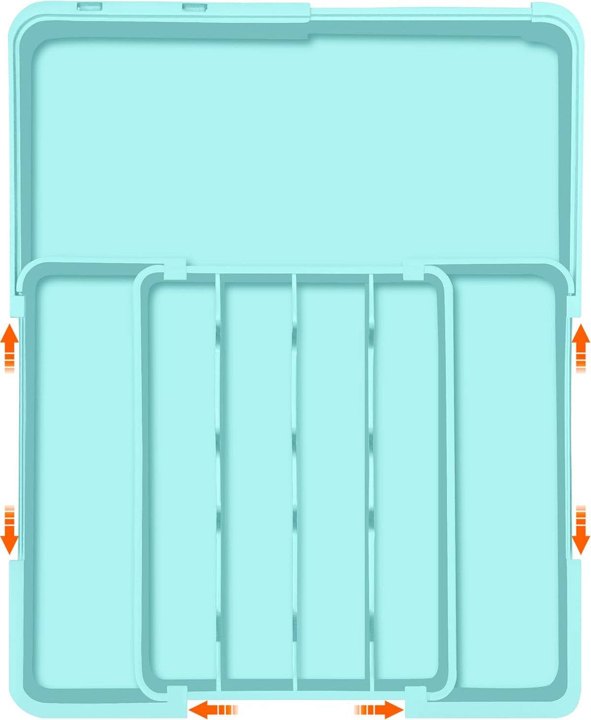 Silverware Organizer Expandable Silverware Drawer Organizer Adjustable Drawer Organizer, Flatware