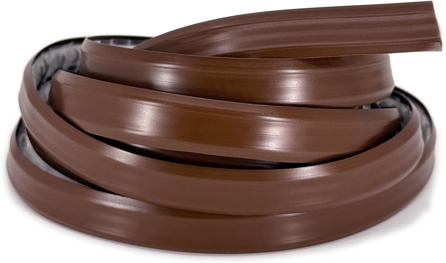 InstaTrim The Original Flexible Trim - 10ft Dark Brown 1/2" Wide Caulk Tape - Adhesive Trim with
