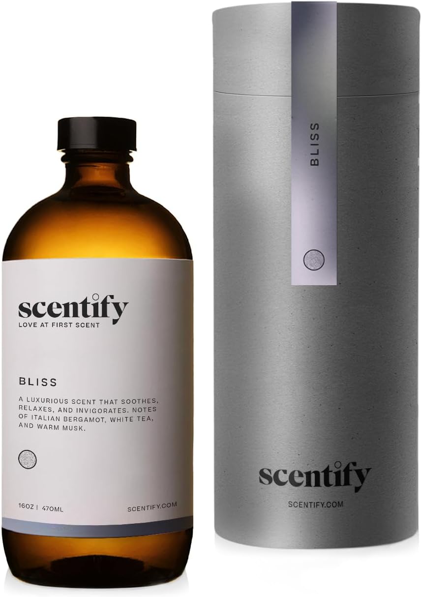 Scentify Bliss Aroma Oil Refill Scent for Oil Diffusers - Eucalyptus, Bergamot, Tea & Powdery