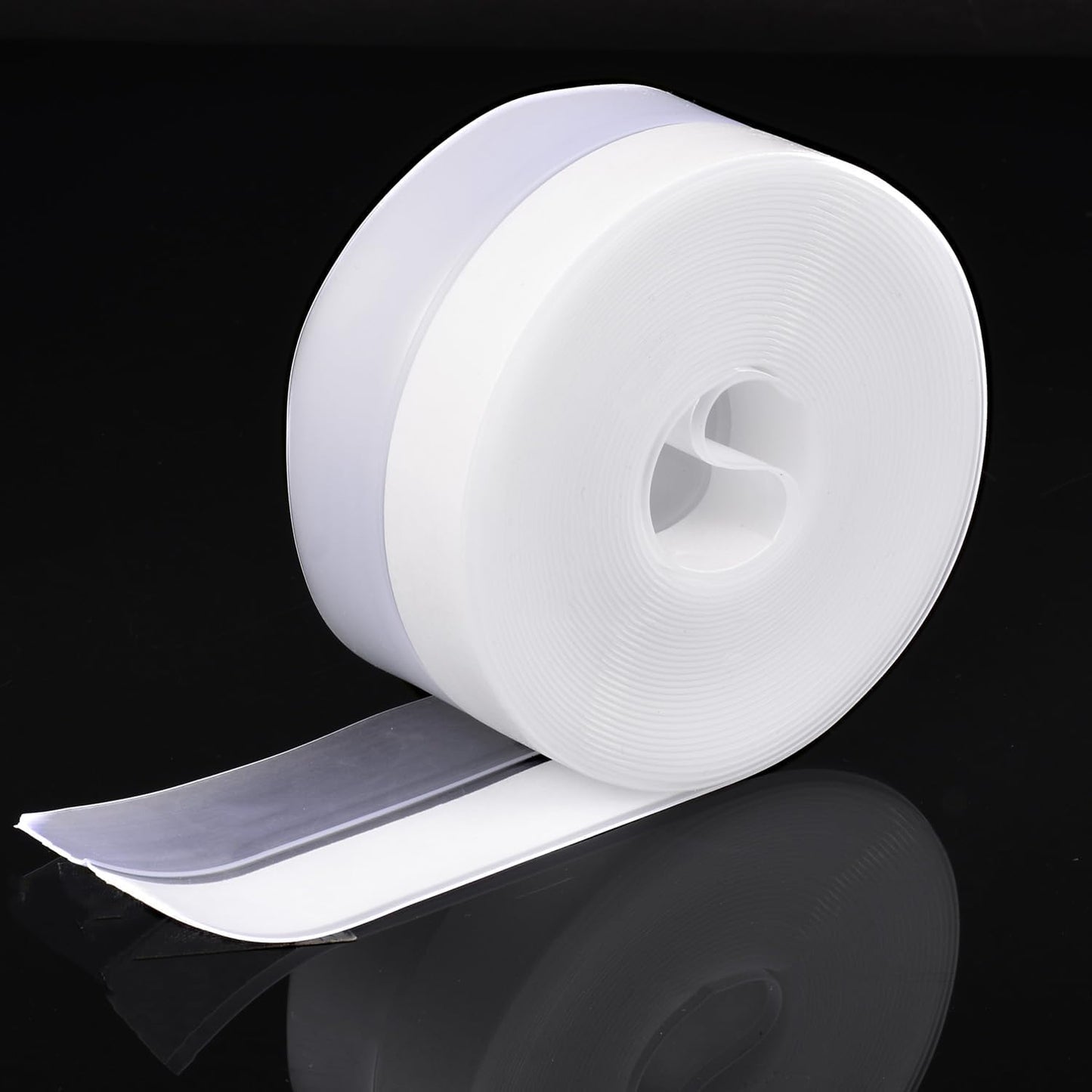 Silicone Seal Weather Stripping Tape 16.5 Ft Strip Bottom Draft Insulation Stopper Tape