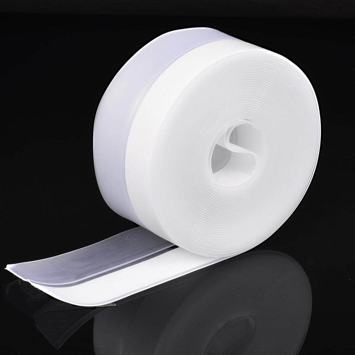 Silicone Seal Weather Stripping Tape 16.5 Ft Strip Bottom Draft Insulation Stopper Tape