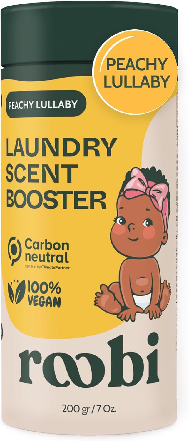 Roobi Baby Laundry Scent Booster. Peachy Lullaby Fragrance Beads. Specially Formulated for Baby's