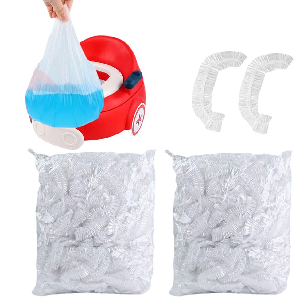Potty Chair Liners with Elastic, Portable Potty Training Bags, Potty Refill Liners Disposable for