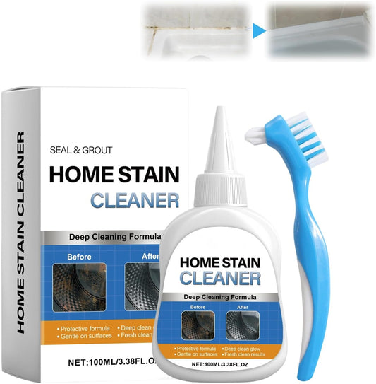 Mold stain removal gel cleaner, washing machine cleaner, washing machine, refrigerator seals, tile