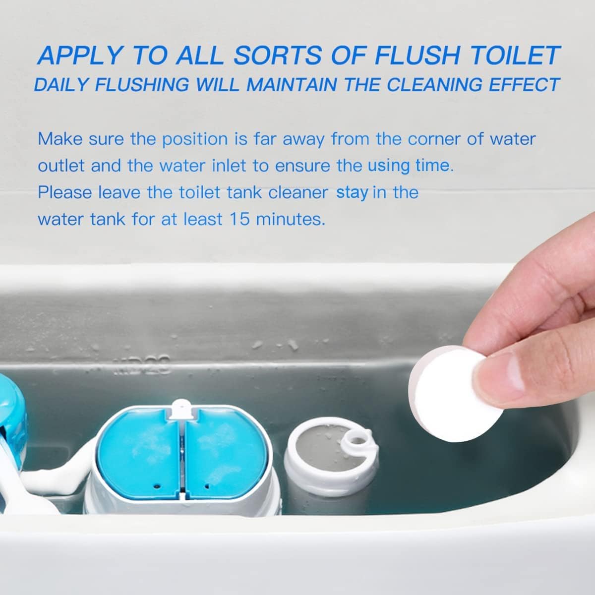 KIISIISO Toilet Bowl Cleaners 26 PACK, Automatic Toilet Bowl Cleaner Tablets for Deodorizing &